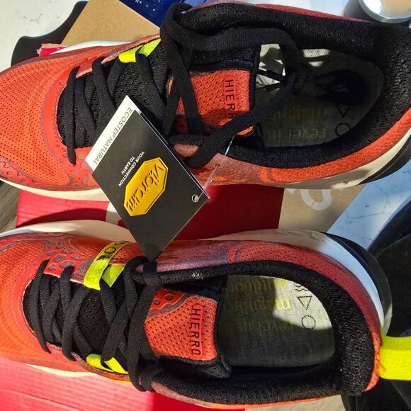 New Balance Fresh Foam X Hierro v8 Trail Running Shoe MTHIERR8 Neo Flame Men's 9 - Picture 9 of 14